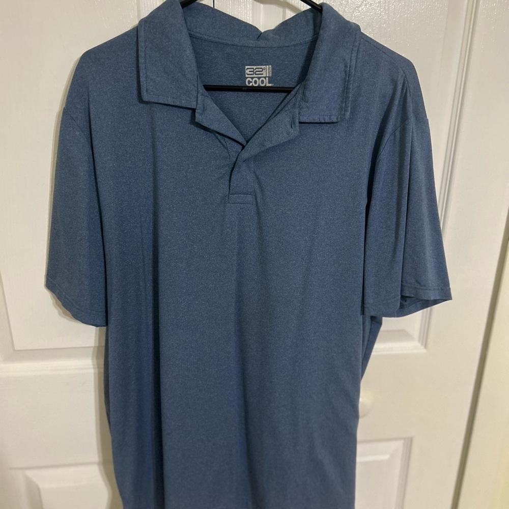 32 Degrees Men's Blue Polo Shirt XL